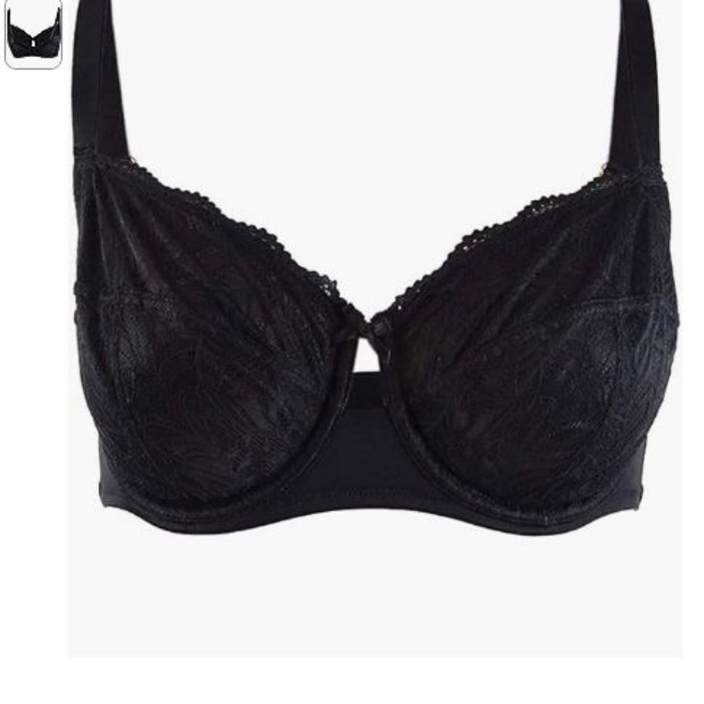 NWOT 42d BLAC LACE I*N*C BRA INC INTERNATIIONAL CONCEPTS UNDERWIRE